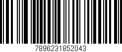 Código de barras (EAN, GTIN, SKU, ISBN): '7896231852043'