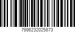 Código de barras (EAN, GTIN, SKU, ISBN): '7896232025873'