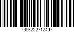 Código de barras (EAN, GTIN, SKU, ISBN): '7896232712407'