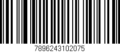 Código de barras (EAN, GTIN, SKU, ISBN): '7896243102075'