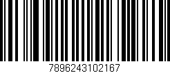 Código de barras (EAN, GTIN, SKU, ISBN): '7896243102167'