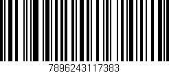 Código de barras (EAN, GTIN, SKU, ISBN): '7896243117383'