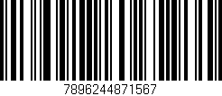 Código de barras (EAN, GTIN, SKU, ISBN): '7896244871567'