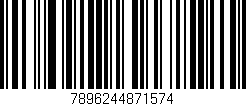 Código de barras (EAN, GTIN, SKU, ISBN): '7896244871574'