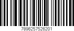 Código de barras (EAN, GTIN, SKU, ISBN): '7896257526201'