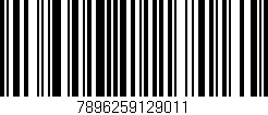 Código de barras (EAN, GTIN, SKU, ISBN): '7896259129011'