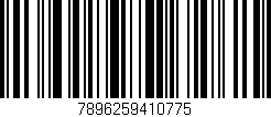 Código de barras (EAN, GTIN, SKU, ISBN): '7896259410775'