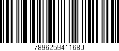 Código de barras (EAN, GTIN, SKU, ISBN): '7896259411680'