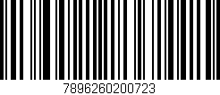 Código de barras (EAN, GTIN, SKU, ISBN): '7896260200723'