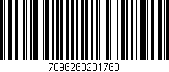 Código de barras (EAN, GTIN, SKU, ISBN): '7896260201768'