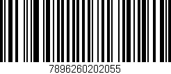 Código de barras (EAN, GTIN, SKU, ISBN): '7896260202055'