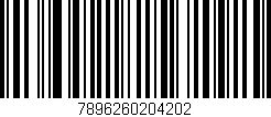 Código de barras (EAN, GTIN, SKU, ISBN): '7896260204202'