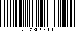 Código de barras (EAN, GTIN, SKU, ISBN): '7896260205889'