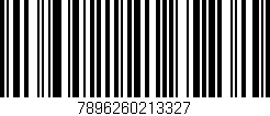 Código de barras (EAN, GTIN, SKU, ISBN): '7896260213327'