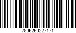 Código de barras (EAN, GTIN, SKU, ISBN): '7896260227171'