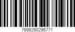 Código de barras (EAN, GTIN, SKU, ISBN): '7896260296771'