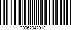 Código de barras (EAN, GTIN, SKU, ISBN): '7896264701011'