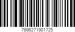 Código de barras (EAN, GTIN, SKU, ISBN): '7896271901725'