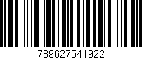 Código de barras (EAN, GTIN, SKU, ISBN): '789627541922'