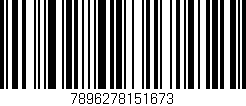 Código de barras (EAN, GTIN, SKU, ISBN): '7896278151673'