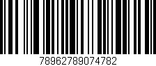 Código de barras (EAN, GTIN, SKU, ISBN): '78962789074782'