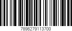 Código de barras (EAN, GTIN, SKU, ISBN): '7896279113700'