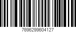Código de barras (EAN, GTIN, SKU, ISBN): '7896299604127'