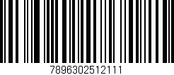 Código de barras (EAN, GTIN, SKU, ISBN): '7896302512111'