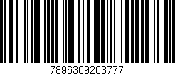 Código de barras (EAN, GTIN, SKU, ISBN): '7896309203777'