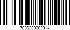 Código de barras (EAN, GTIN, SKU, ISBN): '7896309203814'