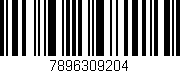 Código de barras (EAN, GTIN, SKU, ISBN): '7896309204'