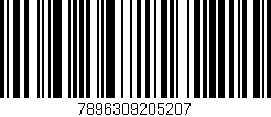 Código de barras (EAN, GTIN, SKU, ISBN): '7896309205207'