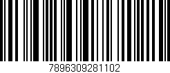 Código de barras (EAN, GTIN, SKU, ISBN): '7896309281102'