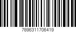 Código de barras (EAN, GTIN, SKU, ISBN): '7896311706419'