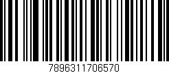 Código de barras (EAN, GTIN, SKU, ISBN): '7896311706570'