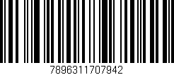 Código de barras (EAN, GTIN, SKU, ISBN): '7896311707942'