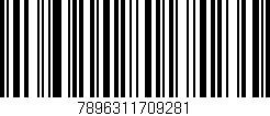 Código de barras (EAN, GTIN, SKU, ISBN): '7896311709281'