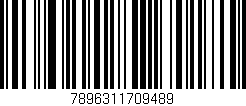 Código de barras (EAN, GTIN, SKU, ISBN): '7896311709489'