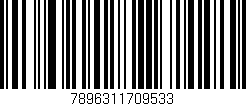 Código de barras (EAN, GTIN, SKU, ISBN): '7896311709533'