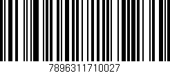 Código de barras (EAN, GTIN, SKU, ISBN): '7896311710027'