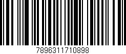 Código de barras (EAN, GTIN, SKU, ISBN): '7896311710898'