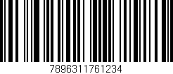Código de barras (EAN, GTIN, SKU, ISBN): '7896311761234'