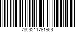 Código de barras (EAN, GTIN, SKU, ISBN): '7896311761586'