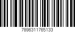 Código de barras (EAN, GTIN, SKU, ISBN): '7896311765133'