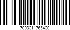 Código de barras (EAN, GTIN, SKU, ISBN): '7896311765430'