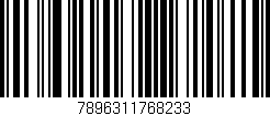 Código de barras (EAN, GTIN, SKU, ISBN): '7896311768233'