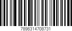 Código de barras (EAN, GTIN, SKU, ISBN): '7896314708731'