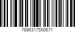 Código de barras (EAN, GTIN, SKU, ISBN): '7896317560671'