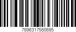 Código de barras (EAN, GTIN, SKU, ISBN): '7896317560695'