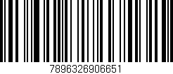 Código de barras (EAN, GTIN, SKU, ISBN): '7896326906651'